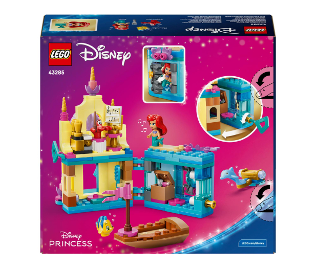 LEGO DISNEY 43285 Magiczny minipałac Arielki - 1473478 - zdjęcie 14